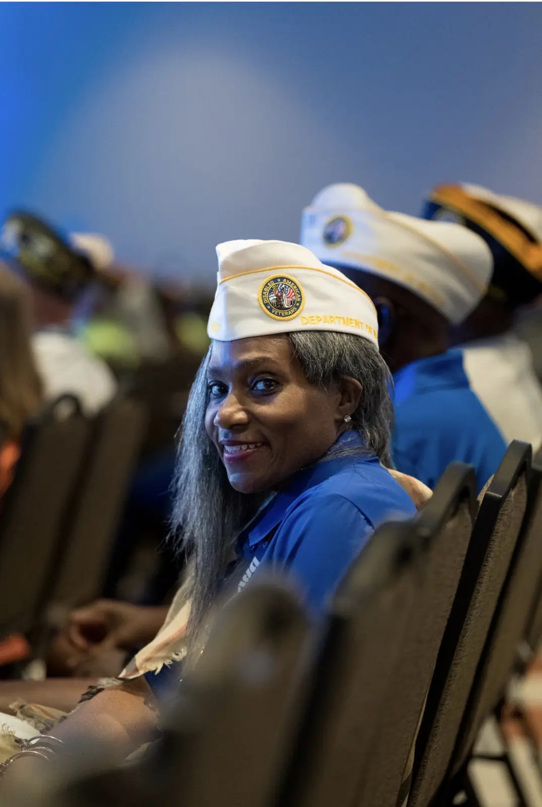 Delegates, speakers, and DAV leadership take part in convention proceedings.