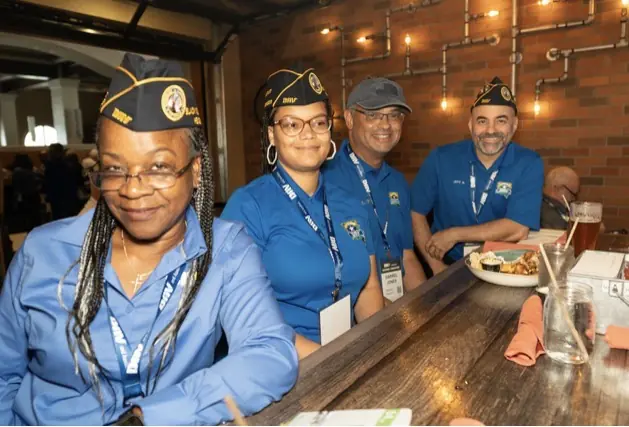 Members connect during convention sessions and gatherings.