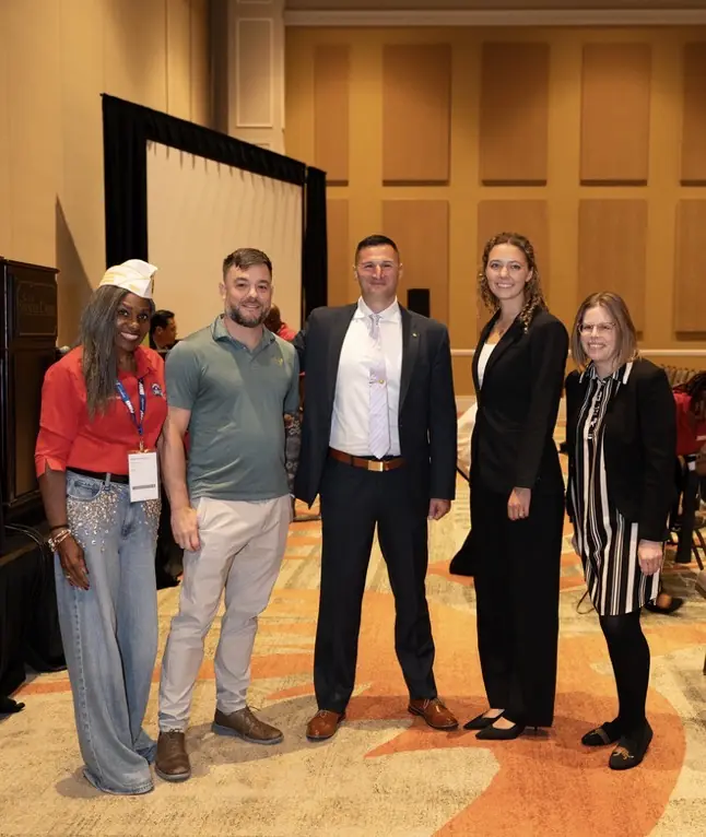 Members connect during convention sessions and gatherings.