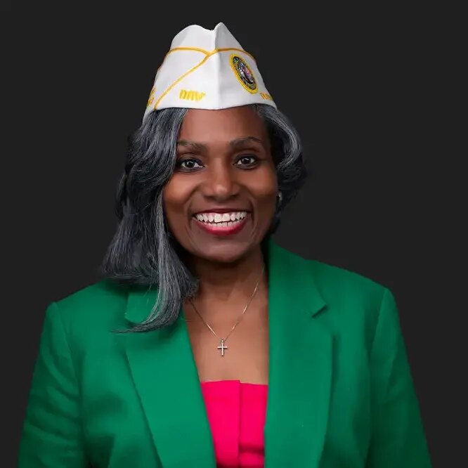 Dr. Gigi Yvette Theocharides, Commander of DAV Chapter 12 Black Mountain in Henderson, Nevada.
